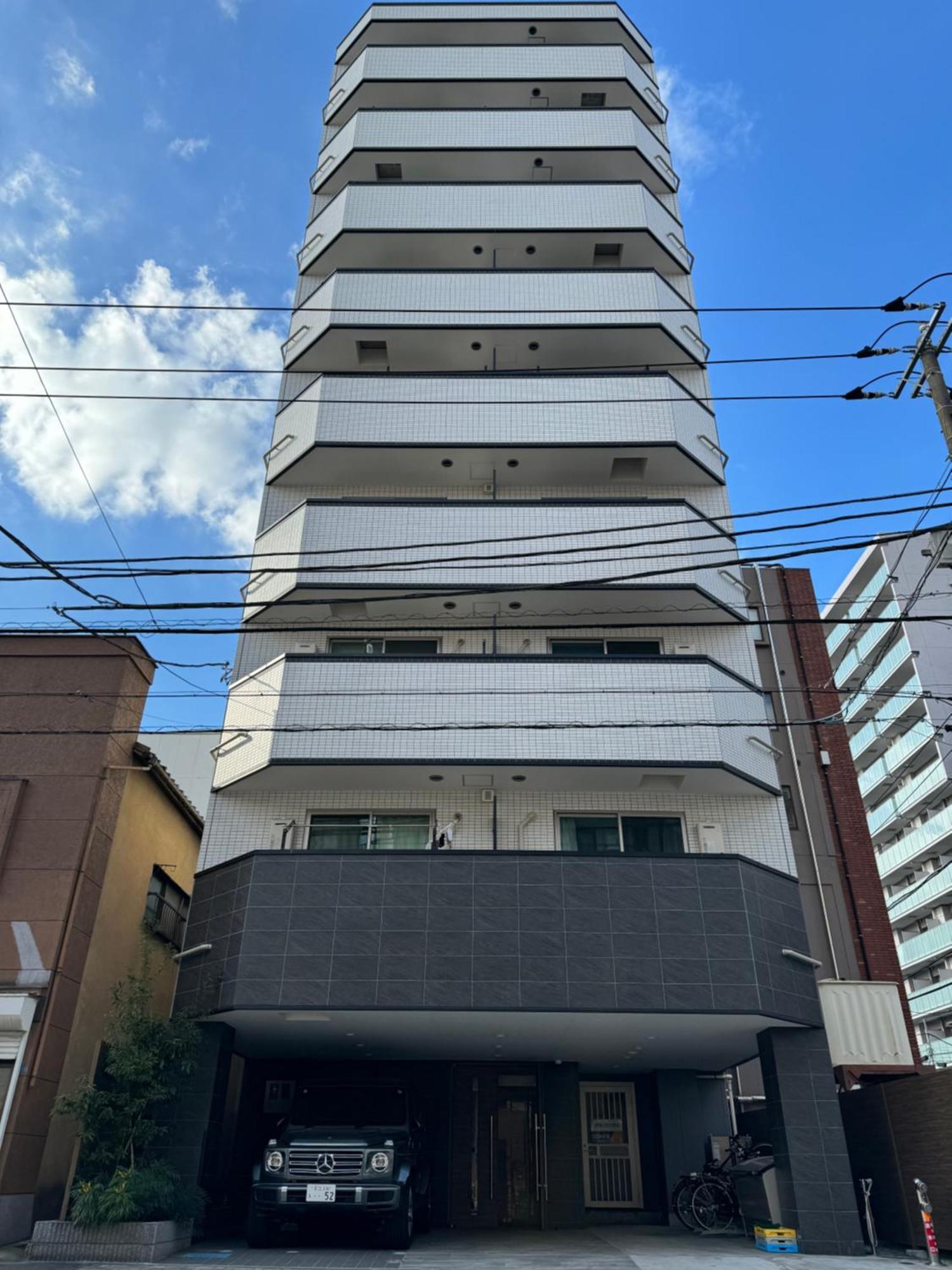 Calum Asakusa Imado Tokyoカルム浅草今戸ツインルーム新築民泊東京浅草隅田川今戸神社近くスカイツリー見えるコンビニコインランドリー近くある浅草駅まで徒歩圏内アクセス便利成田空港羽田空港銀座渋谷東京駅直通 Exterior foto